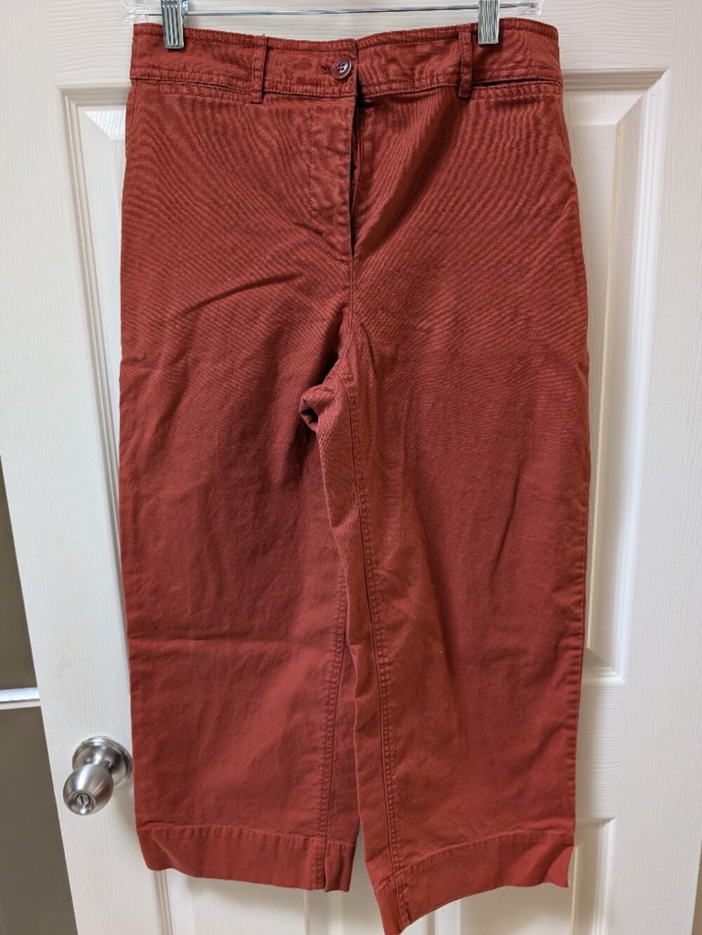 Talbots Wide Leg Crop Chino